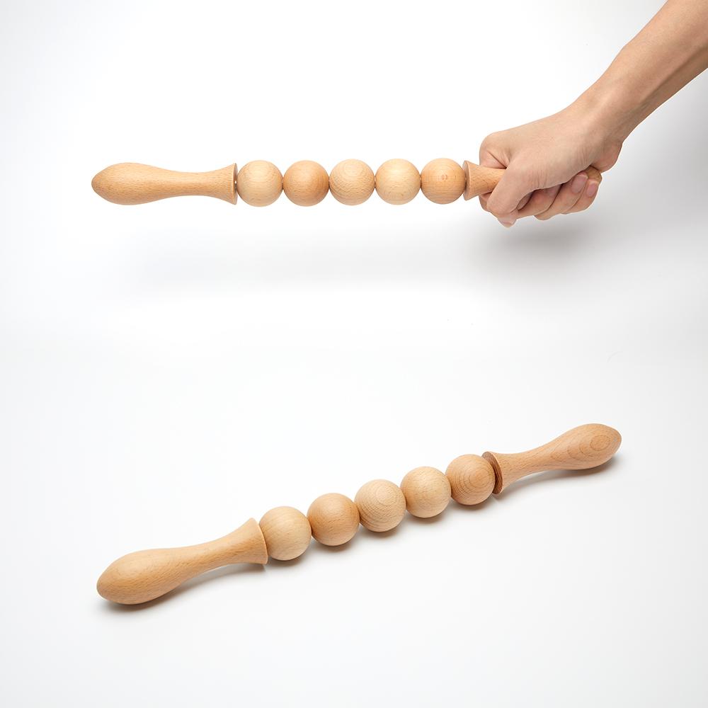 Деревянный массажер для терапии Быстрый антицеллюлитный инструмент Гуа Ша Массажер для глубокой релаксации тканей для тела Ролик для мадеротерапии Красота Здоровье