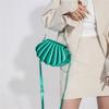 Женская сумка через плечо в форме ракушки, сумка через плечо из ПУ, сумочка на жемчужной цепочке, кошелек, Инстаграм