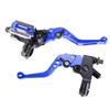 1Pair 22mm 7/8" Universal Motorcycle Hydraulic Brake Clutch Master Cylinder Reservoir Lever Adjustable Brake Clutch System