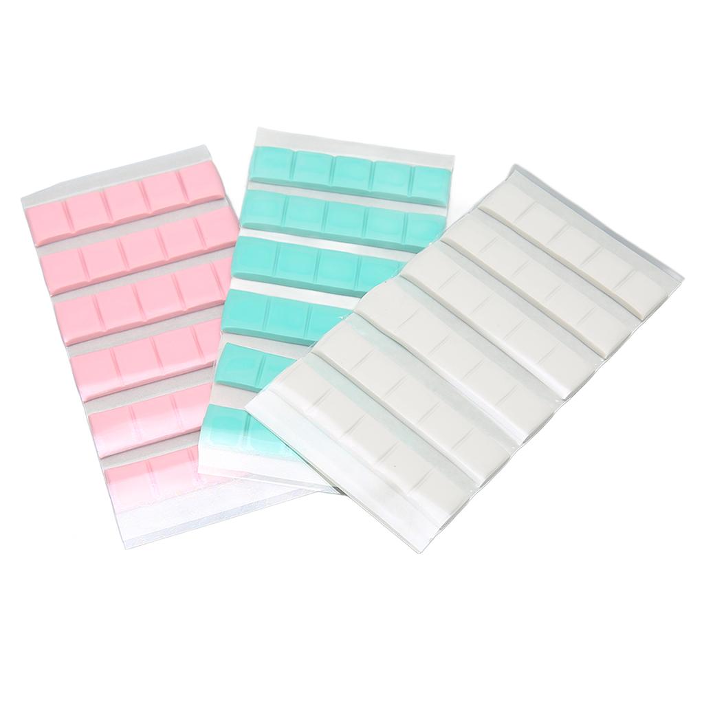 Manicure Clay Adhesive Reusable Removable Nail Art Stand Clay for False Nail Tips Display Practice 3 Colors