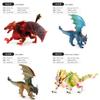 Authentic Pvc Static Model Impressive Mythical Lava Dragon And Battle Dragon Display