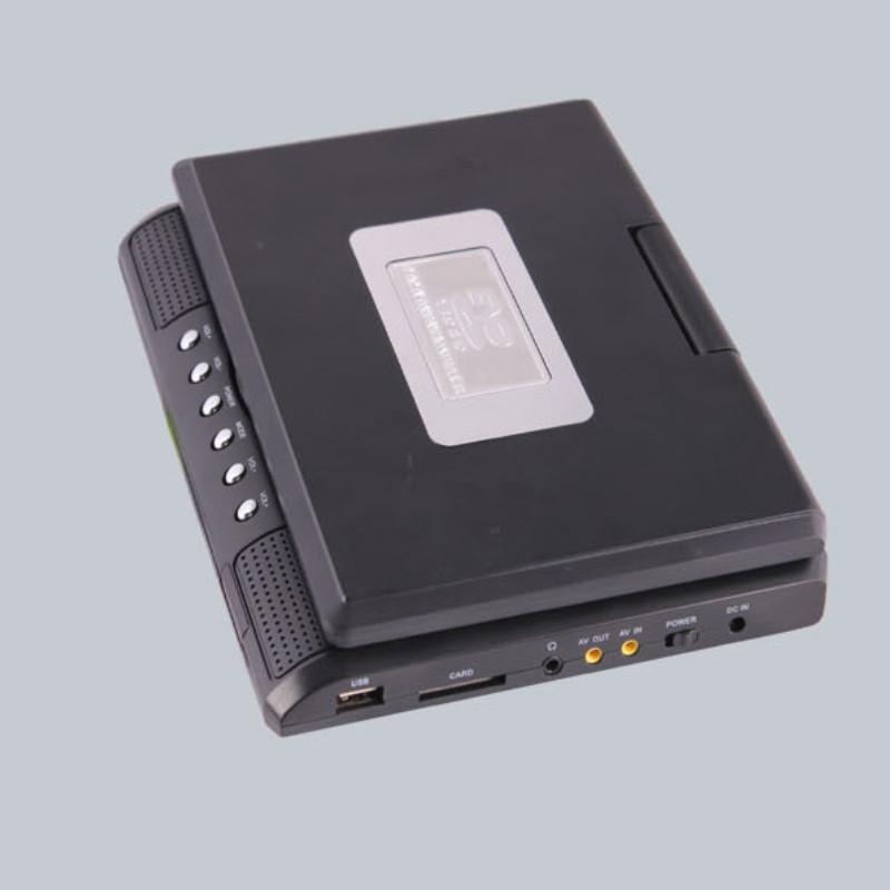 7.8-inch 270 Degree DVD Player Portable Intelligent Power-off Memory Function EVD Video Player Rotating Widescreen CD Player