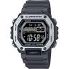 CASIO Стандартные цифровые мужские часы с металлическим циферблатом MWD-110H-8BV Темно-серый Черный Инвертированный ЖК-дисплей O...