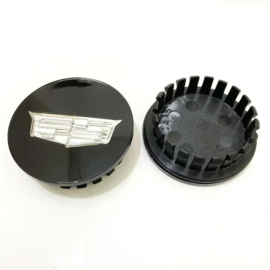 67mm Car Wheel Center Hub Cap Rim Cover Stickers for Cadillac CT5 STS XLR CT4 GT4 SLS SLR XT6 Escalade XT4 XT5 SRX XTS ELR BLS