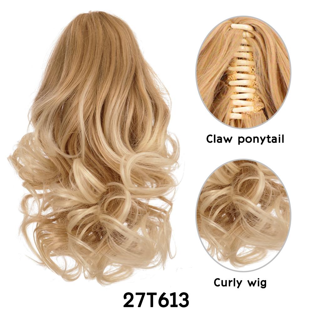 MERISIHAIR Синтетические короткие вьющиеся зажимы для хвоста Натуральный Назначение Жен. Повседневные Косплей Легко носить