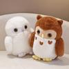 PP Cotton Snowy Owl Doll Plush Toy Fluffy Anime Couple Owl Plush Doll  Decorate Present