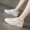 2025 весна новые женские туфли спортивные универсальные белые туфли женские повседневные кожаные туфли с одной педалью модные туфли