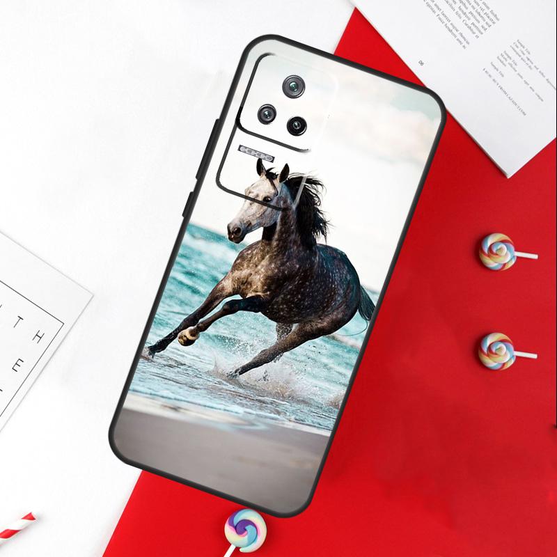 Чехол «Скачущая лошадь» для Xiaomi 11T 12T 13T 14T Pro 13 14 15 Ultra POCO X7 Pro X3 X5 X6 F5 F6 M6 Pro