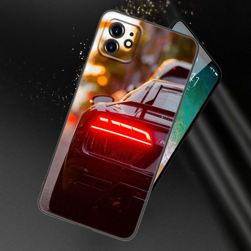 Cool Sports Car Man Phone Case For Apple iPhone 13 12 Mini 11 Pro XS Max XR X 8 7 6S 6 Plus SE 2022 2020 5S 5 Soft Black Cover