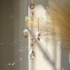 Faux Crystal Sun Catcher Decoration Butterfly Mushroom Moon Star Sun Hanging Ornament Indoor Outdoor Home Office Garden Window Hanging Pendant
