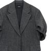 We11done Ss23 Solid Color Casual Puff Sleeve Jacket Women Jacket Dark-Gray WD-JK1-23-002-W-DG