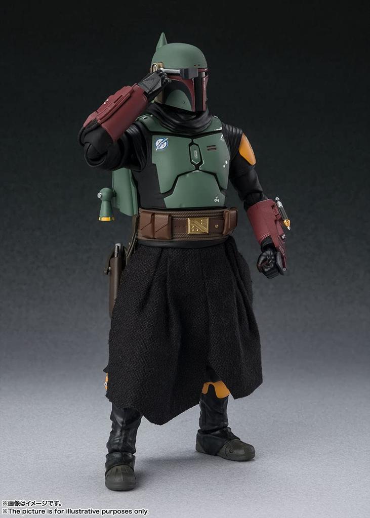 TAMASHII NATIONS Star The Mandalorian Boba Fett 155mm Painted Movable Figure S.H.Figuarts Wars Approx. ABS&PVC&cloth