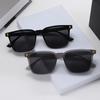 Стильные мужские и женские солнцезащитные очки, защита от УФ-лучей, большая оправа, квадратные солнцезащитные очки, стройнящие