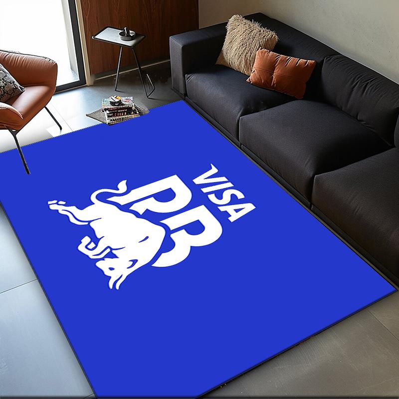 Racing Bulls Area Rug Suitable for Indoor And Outdoor,Carpets for Playroom, Homes, Offices, Living Rooms,Home Decor,Christmas Fan Gift