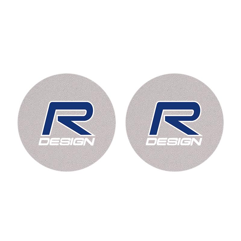 2Pcs Car Coaster Water Cup Mat Non-Slip Pad For Volvo C60 S60 V60 T6 R design XC40 V40 XC V70 XC90 C30 SC60 190h V50 V90 S80 S90