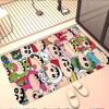 Cartoon comics Print Rug, Washable Floor Carpet, For Entryway Dorm Laundry Room Office Study, Home Decor Birthday Christmas Gift