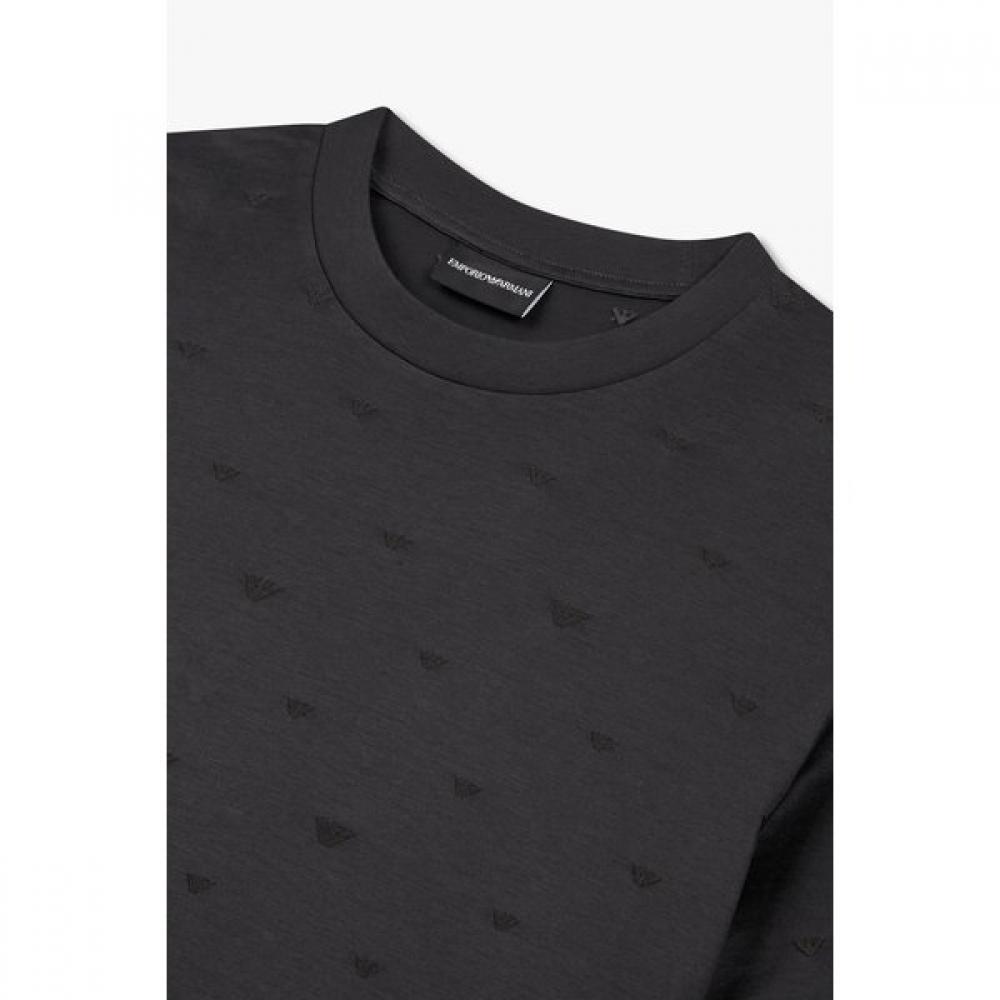 Emporio Armani Men S Logo PaTTern ShorT Sleeve T ShirT A515126068