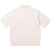 Supreme Beaded Zip Polo Cream