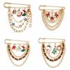 Snowflakes Christmas Brooch Snowman Enamel Badge Fashion Waistband Pin  Bag Decoration