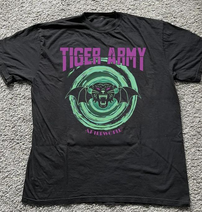Tiger Army - Afterworld Album Cotton T Shirt Size S-5XL Unisex T-Shirt