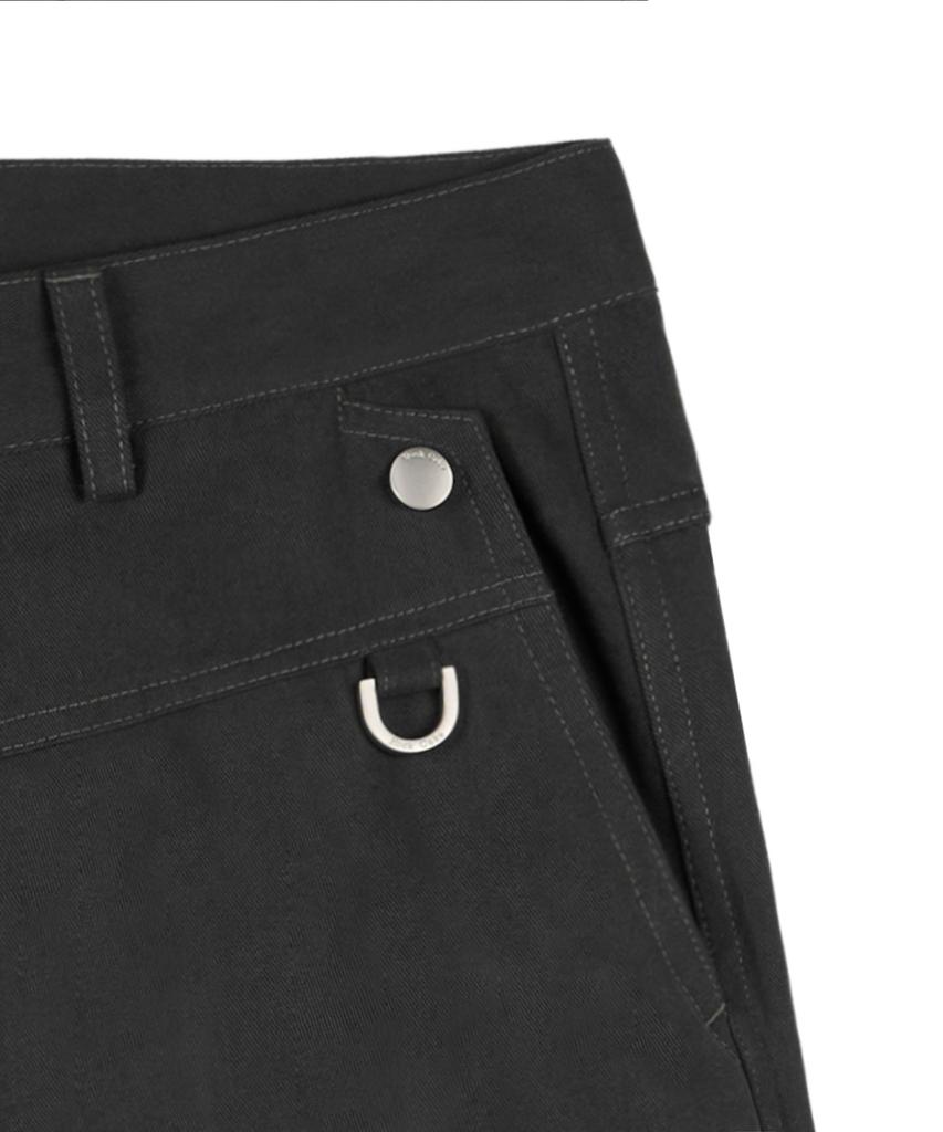 ROCKCAKE Open Pocket Cargo Pants - Charcoal