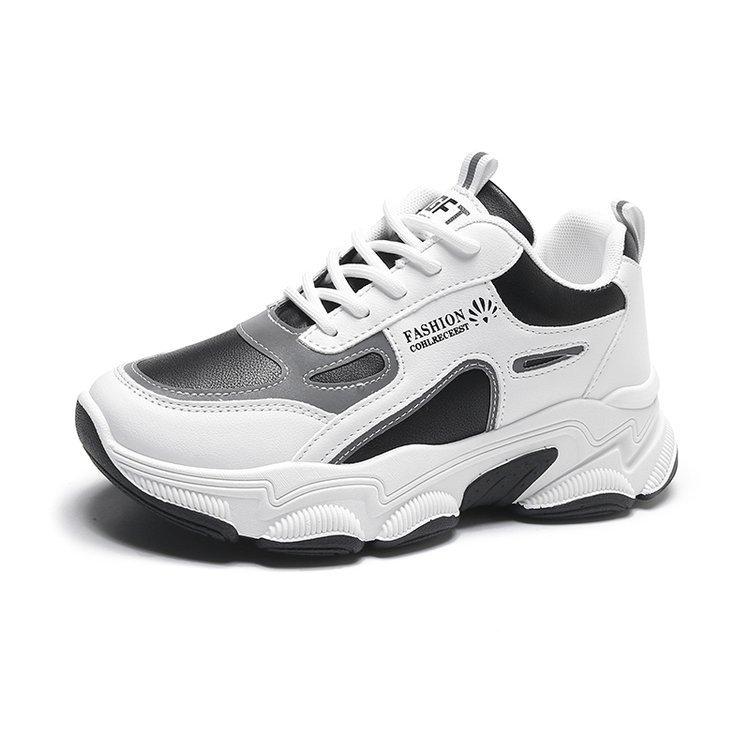 Обувь для папы детская 2025 осень и зима новая резиновая мягкая подошва подходящая по цвету легкая дышащая женская спортивная и повседневная обувь смешанная партия