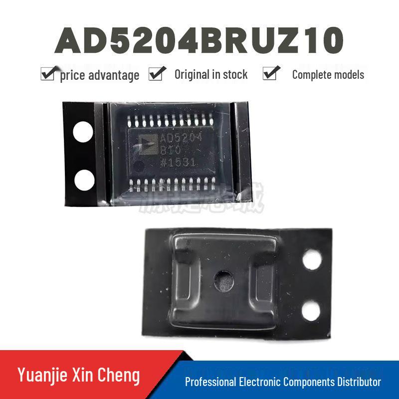 AD5204BRUZ10 Surface Mount TSSOP-24 AD5204 Digital Potentiometer Chip - New Original
