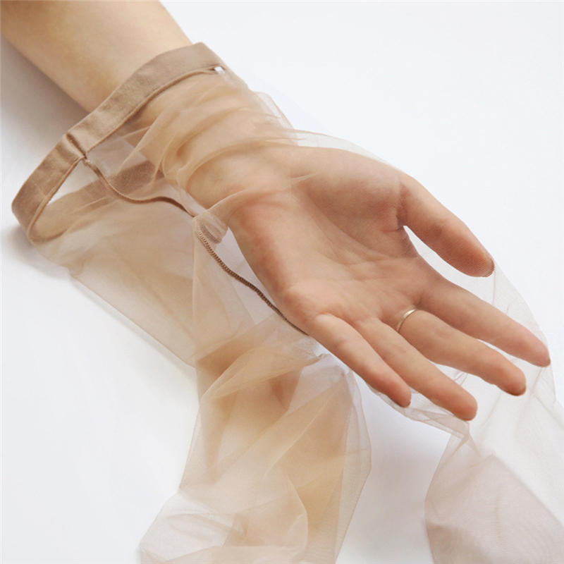 Women's Thin One Size Silk Stockings Ultra-thin Single Line Crotch Solid Color Socks Sexy Pantyhose Toe Transparent Socks