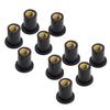 M5 Rubber WellNut 5mm Metric Motorcycle Windscreen Well Nut Wellnuts Brass NUTS 50 Pcs