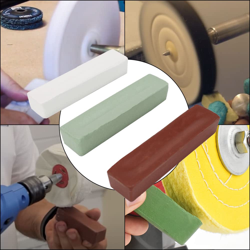 1 шт. Полировальная паста с оксидом хрома зеленого цвета, абразивная паста, металлы, полировальный воск