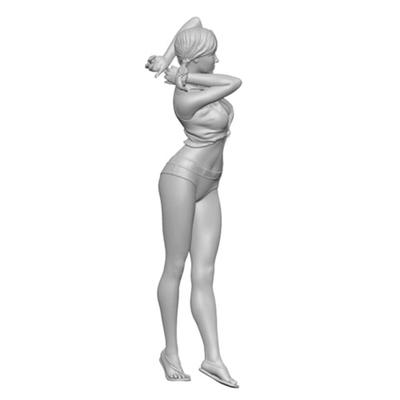Sol Model Джиина в шортах Набор из смолы C730 1/35 (3D-печать)