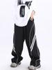Men's Summer Japanese-Style Loose Straight Wide-Leg Street Fashion Trousers