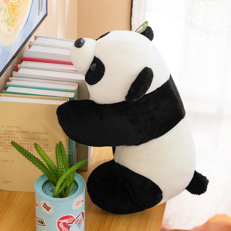 Lying Panda Plush Toy Cute Simulation Sichuan Giant Panda Doll Ornament Activity Gift