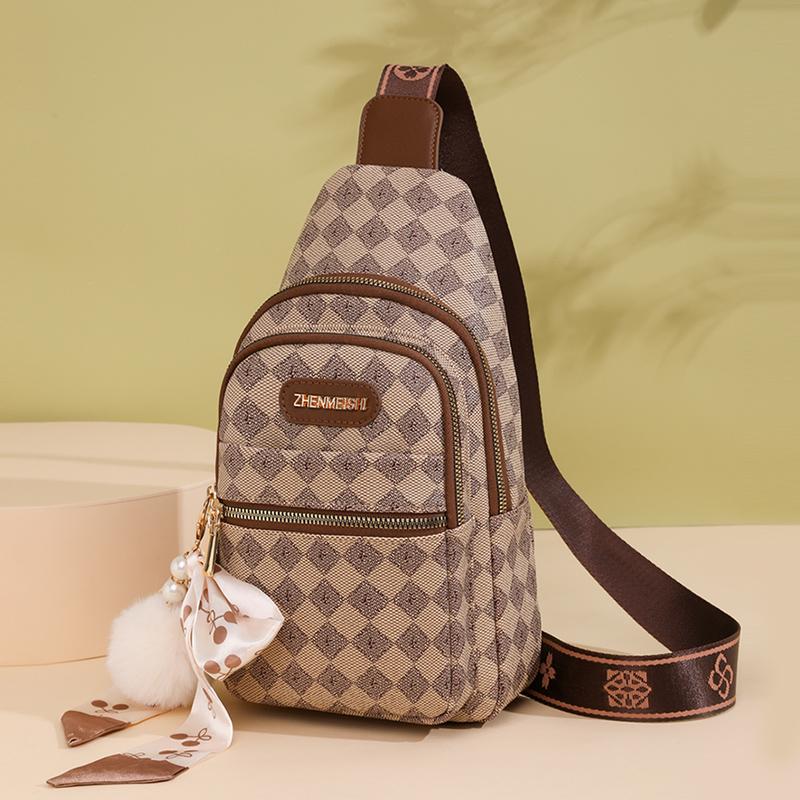 Нагрудная сумка Женская сумка через плечо Нагрудная сумка Рюкзак Женская маленькая сумка с принтом