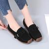 Fashion Large Size Women's Shoes Snail Shoes Suede Mother Shoes Women's Slip-on 35-43