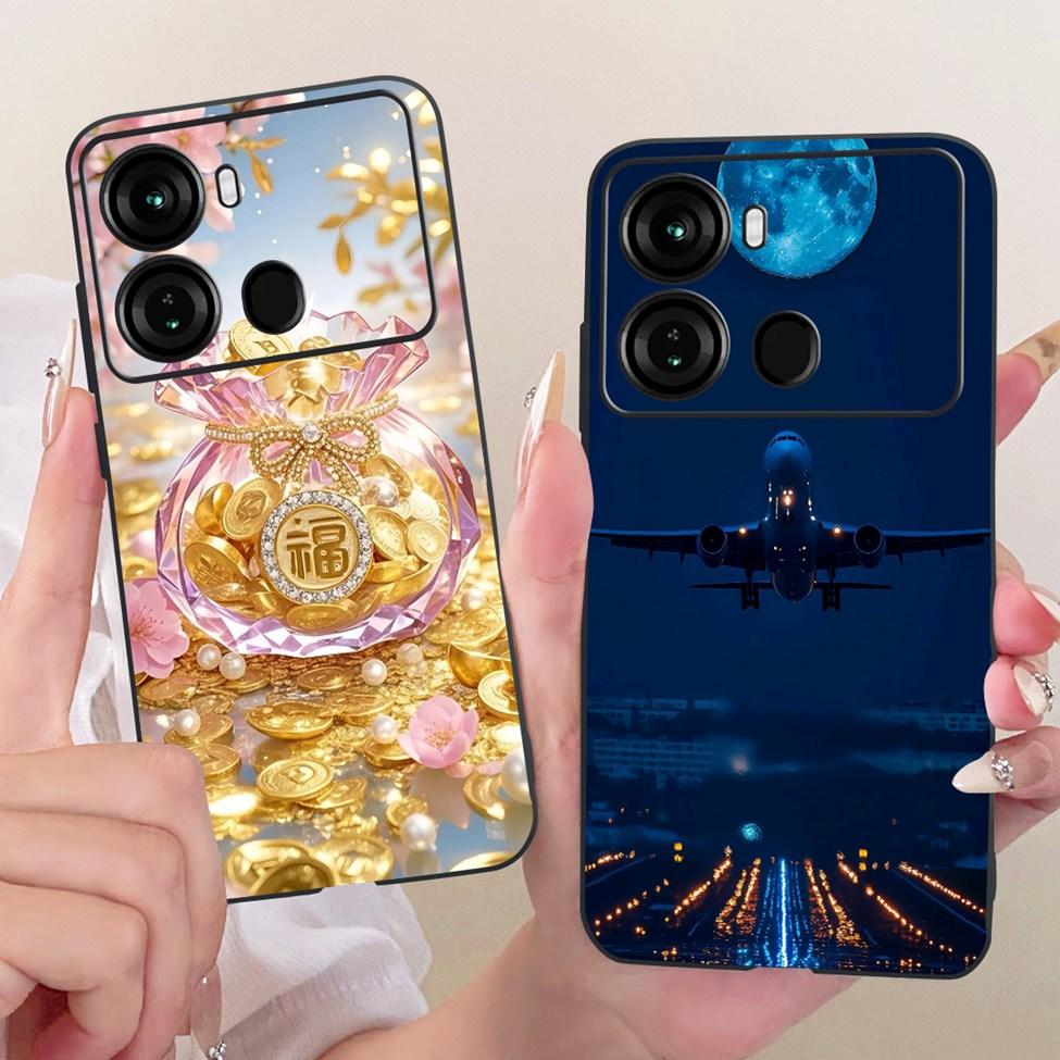 Чехол для ITEL P40 Чехол P662L Силиконовый Милый Кот Модный Забавный Расписной Funda Для P40 ITEL P 40 Корпус Телефона