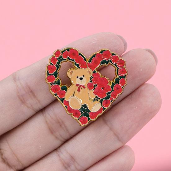 Brooch Pin, Animal Flower Design Brooch Fastener, Buckle-Type Fixing Pins, Enamel Paint Stable Buckle Pins for Backpacks And Hoods