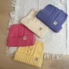 Cold Proof Knitted Beanie Hat Thermal Winter Skull Cap Fashion Cat Ear Beanie  Daily Wear