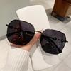Sunglasses for Women New Gradient Color Korean Edition Trendy UV Resistant Sunglasses Large Face Slimming Polarized Glasses