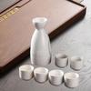Ceramic Sake Set Pot Cups Crafts Gifts Creative with 6 Traditional Drink