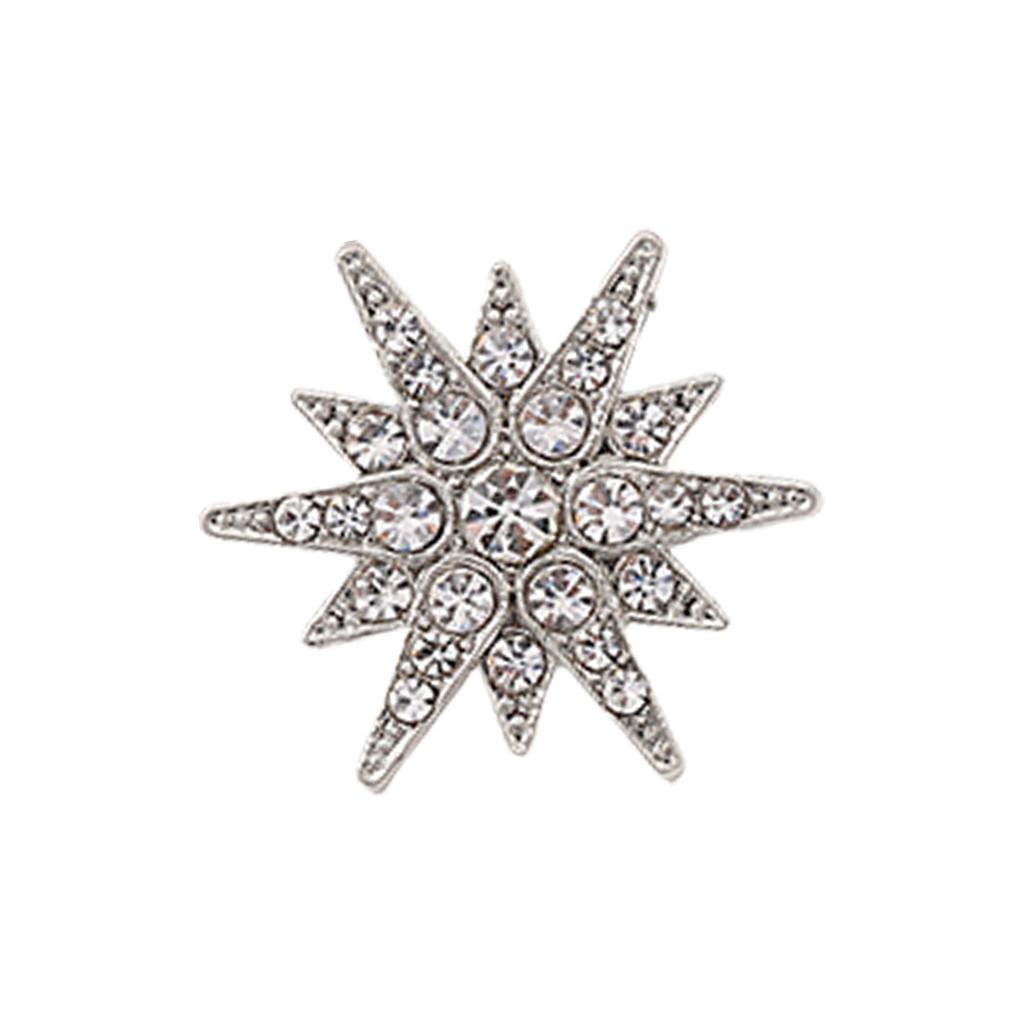 Значок на лацкан из сплава в форме гексаграммы для мужчин и женщин, универсальный, для формальной и повседневной одежды, геометрический дизайн, надежная застежка