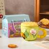 Ceramic Cup With High Value Home Office Couple Water Cup Gift Box, High-End Souvenir Gift