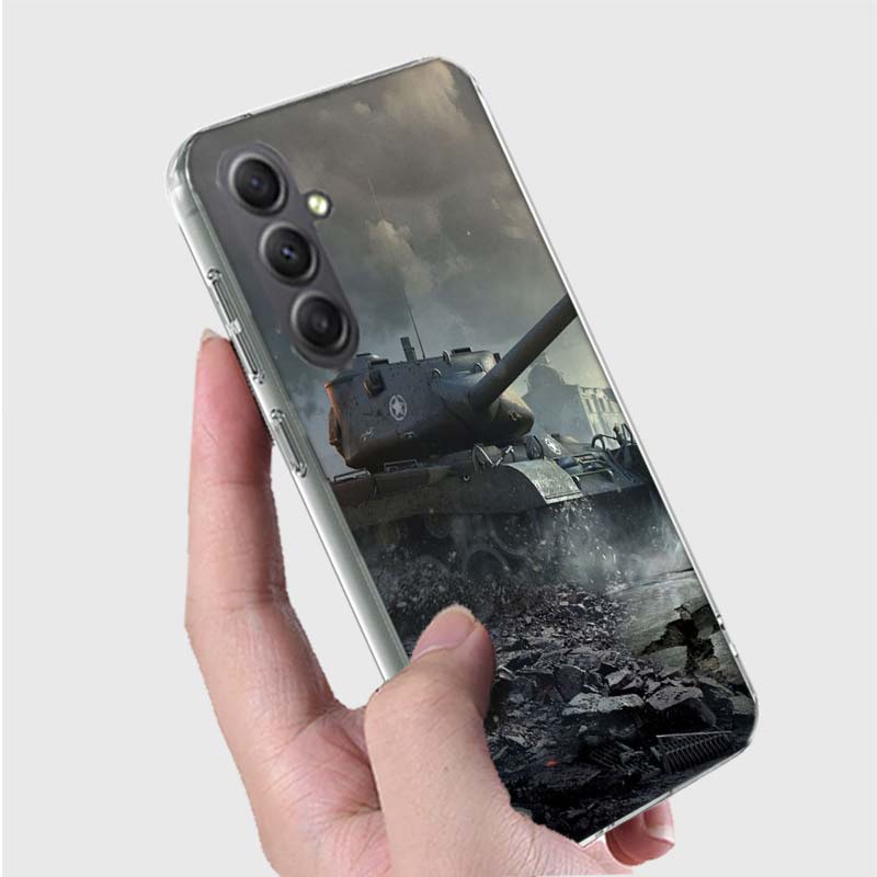 World Of Tanks Game Phone Case for Samsung Galaxy A54 A14 A24 A34 A17 A37 A57 A55 A35 A25 A15 A16 A26 A36 A56 A13 A23 A33 A53 A5