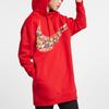 Nike Спортивная толстовка с капюшоном с длинным рукавом Женские топы Красный BV5984-600