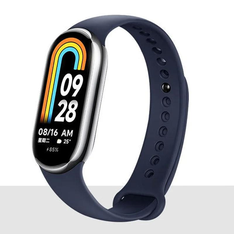 Silicone Strap For Mi Band 8 9 Xiaomi 8 NFC Bracelet Sport Belt Replacement Smartwatch Bracelet Watchband Xiaomi Mi Band 8 Strap