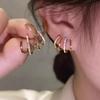 Moda Rhinestone Dekorli Quloq Manjeti Ayol Qulog'i uchun 2024 Yozgi Yangi Kelgan Rojdestvo Zargarlik Buyumlari Sovg'asi Tug'ilgan Kun To'y Zargarlik Buyumlari