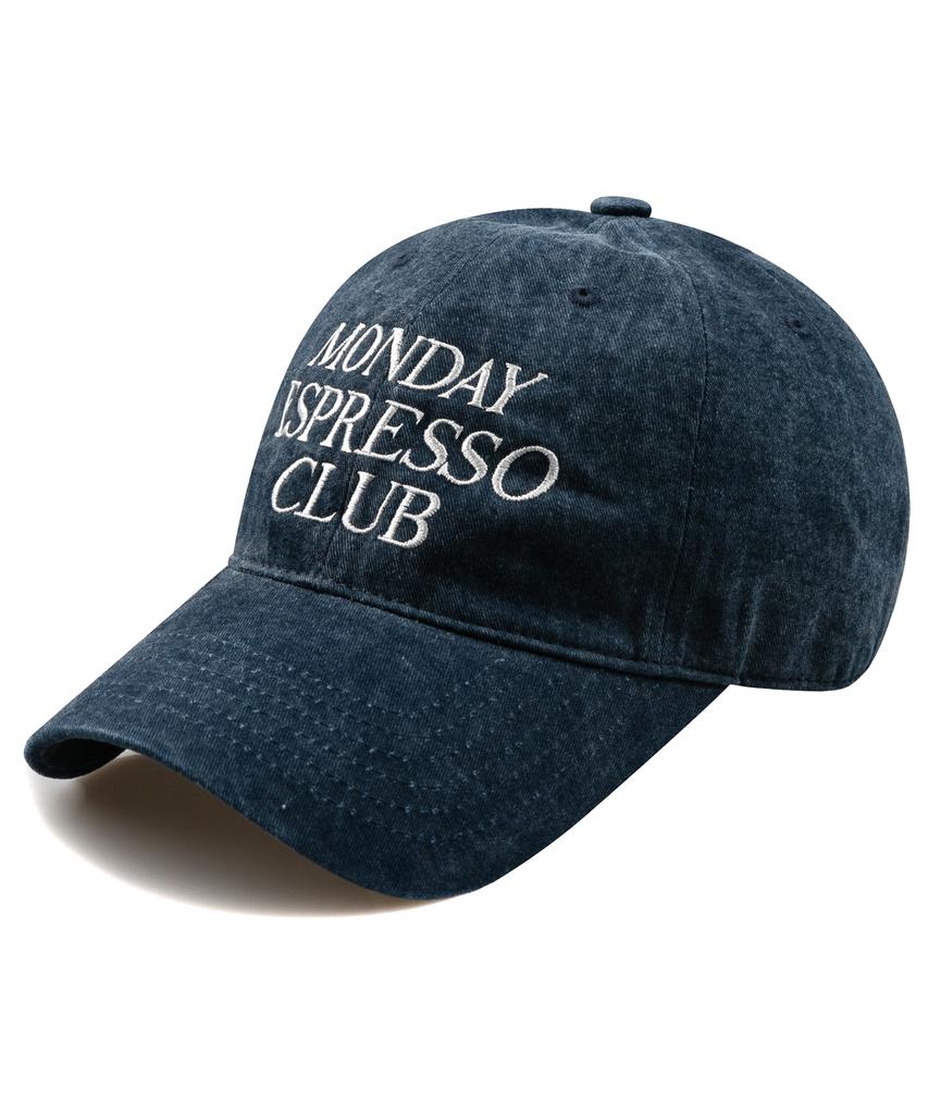 Кепка-бейсболка Wig Monday Espresso Club Пигментная - Темно-синяя