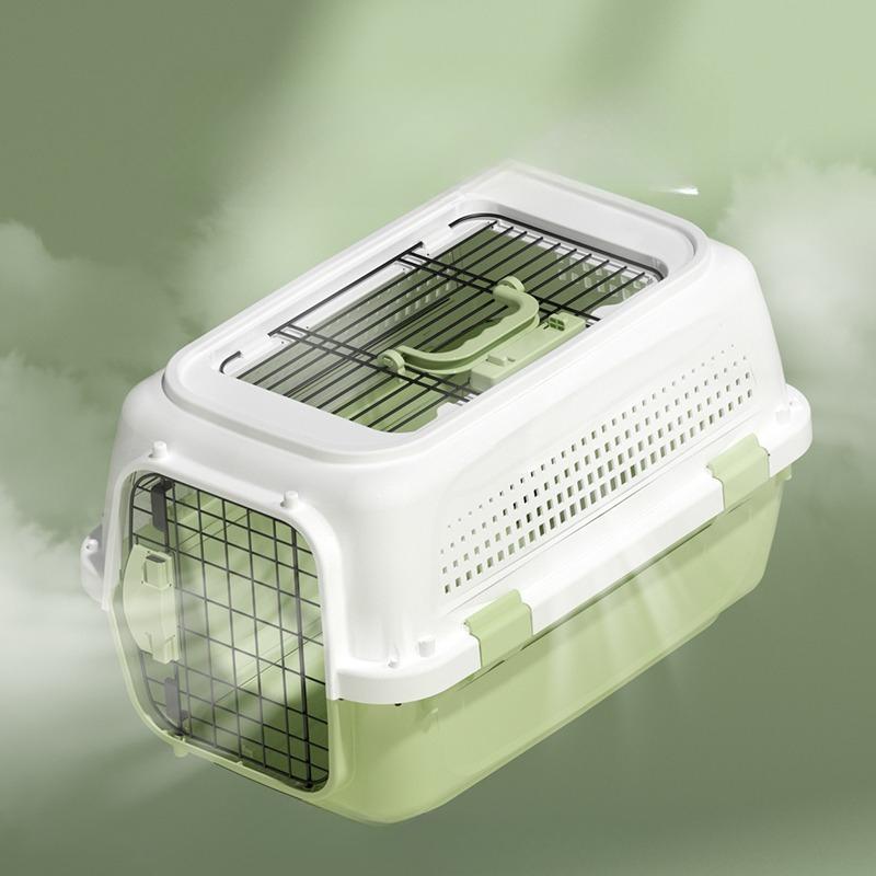Кошачий бокс для перевозки кошек, транспортная коробка для домашних животных, дышащая дорожная коробка большой вместимости для собак, переносная космическая капсула для автомобиля