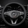 Кожаная накладка на руль автомобиля для Mercedes-Benz GLE S GLE GLS G GL CL ML R SL GLK 400 450 500 350 320 580 38см Аксессуары