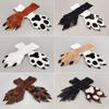 Furry Cosplay Costume Gloves Long Cat Claw Mittens Cartoon Plush Cat Paw Gloves  Kigurumi Event
